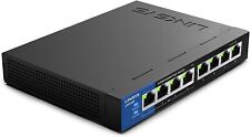 Linksys LGS108P 8 Port Gigabit Unmanaged Network PoE Switch with 4 PoE+ Ports picture