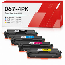 067 4PK Toner Cartridge Set for LBP631Cw LBP632Cdw LBP633Cdw MF651Cw MF653Cdw picture