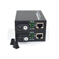 1000 Mbps Gigbit Ethernet Transceiver Fiber optic SC Single mode Up 20Km picture