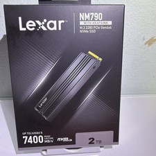 Lexar 2TB NM790 SSD Heatsink PCIe Gen4 NVMe M.2 2280 7400 OPEN BOX picture