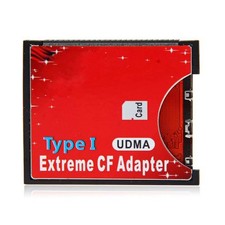 Chenyang SD to CF Card Adapter SDHC SDXC Standard Compact Red SD-TF Kit  picture