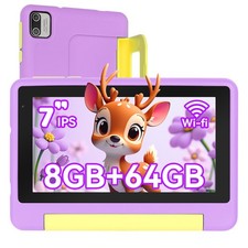 2026 Kids Tablet 7 inch, Android 13 Tablet for Kids, 8GB RAM+64GB ROM,Purple picture