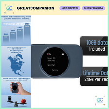 Portable 4G LTE WiFi Hotspot - 10GB Free USA Data, Mobile MiFi Device picture