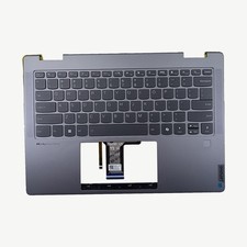 5CB1N96877 Palmrest Case w/ US Backlit Keyboard FP For Yoga 7 2-in-1 14AHP9 83DK picture
