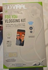 NEW Go Viral Vlogging For You DigiPower DP-VLR3 Live Streaming Light Kit LED picture