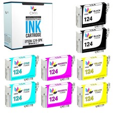 CMYi 8PK Replacement 124 Multipack Ink for Epson Stylus NX420 NX430 NX125 NX127 picture