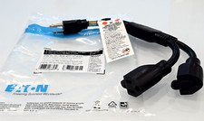 EATON EXTENSION CORD Y SPLITTER, NEMA 5-15P to 2x NEMA 5-15R - picture