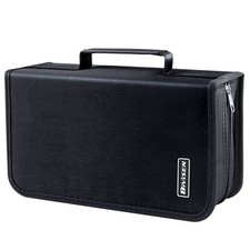 DVD Case, 128 Capacity CD/DVD Case Wallet Binder Storage Holder Booklet for Car picture
