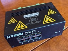 Red Lion Controls 708TX Ethernet Switch, Managed, 8 Port, Copper, 10 to 30 VDC picture