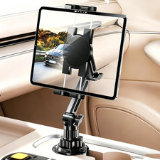 Cup Holder Tablet Holder for Car, Ipad Car Mount with Depth Large Clamp picture