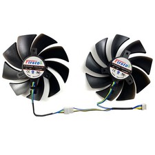 Fit for POWERCOLOR RX6600/RX6600XT/RX6650XT Red Devil Graphics Card Cooling Fans picture