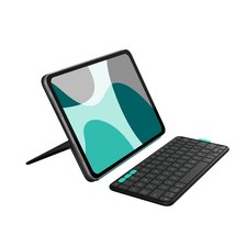 Logitech Flip Folio Keyboard Case iPad Pro 11 inch M4 & M5 Air M2 - Black picture