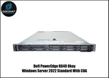 Dell EMC PowerEdge R640 2x Intel Gold 6134 3.2Ghz 64GB Server 2022 Standard  picture