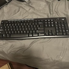 LOGITECH K270 KEYBOARD SPANISH LAYOUT - BLACK MESSAGE BEFORE BUYING picture