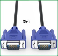 VGA Monitor Cord VGA to VGA Cable Full HD 1080p HD15 SVGA Laptop HDTV Male picture
