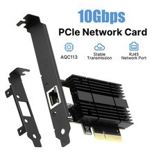 AQC113 PCI-E 10Gbps Ethernet Card Single RJ45 Port Desktop Adapter for Win10/11 picture