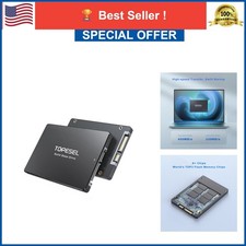 TOPESEL 128GB Internal SSD SATA III 2.5
