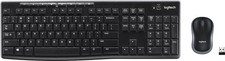 Logitech MK270 Full Size Wireless Keyboard and Mouse Combo  Black picture