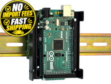 DIN Rail Mount Bracket for Raspberry Pi A+ B+ 2B 3B 3B+ 4B Zero Small, Black picture