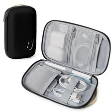Travelkin Travel Cord Organizer Case Small Small, 1-Volcanic Black picture