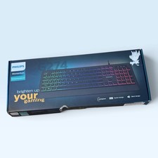 Philips G274 Momentum Wired Gaming Keyboard RGB USB Full Size Tested Working picture