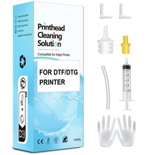 DTF Cleaning Solution for All DTF DTG Printers 100mL, Printhead Cleaning Flui... picture