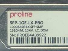 Proline SFP-1GE-LX-PRO 1000BASE-LX SFP SMF - LC 20 Pack New In The Package picture