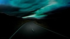 Landscape road dark asphalt sky Custom Gaming Mat Desk picture