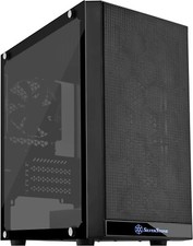 SilverStone Technology Micro-ATX Glass Computer Case PS15B-G picture