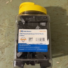 Cable Matters 200 Pack Cat6 / Cat5e RJ45 Strain Relief Boots, RJ4 picture