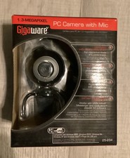 Gigaware PC Camera + Mic-25-234-1.3 Megapixel-Windows-USB Connect-New in Box picture