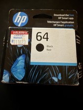 NEW - HP 64 Original Black Ink Cartridge - N9J90AN - may 2025 picture