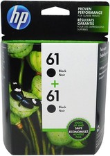 HP 61/CZ073FN Black 2 Pack - New In Box picture