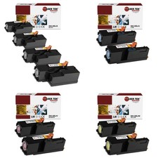 10Pk LTS E525 B C M Y Compatible for Dell Multi-Function E525w Toner Cartridge picture