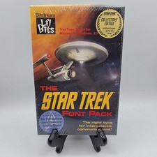 The Star Trek Font Pack 1992 Collectors Edition For Windows New Sealed picture