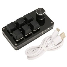 6 Key Mini Keypad With Knob USB DIY Programmable Keyboard OSU Gaming Keyboard picture