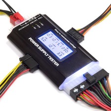 PC Computer Power Supply Tester, Digital LCD Screen, ATX/ITX/IDE/HDD/SATA/BYI (K picture