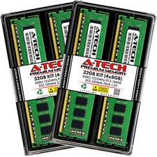 32GB 4x 8GB PC3-10600E ECC UDIMM ASUS RS100-E8-PI2 Memory RAM picture