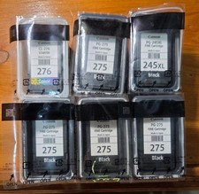 6 Empty Genuine Canon Ink Cartridges 245XL 275 276 picture