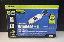 Linksys Compact Wireless-G USB Network Adapter Model WUSB54GC NEW Open Box No CD picture