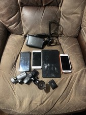 Lot of 8 Assorted Cell Phones, Tablet, Garmin, dash cams. UNTESTED picture