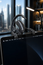 Alien Xenomorph Monitor Buddy 3D Printed Laptop Screen Decor Desk Gift picture