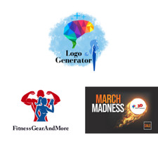 Logo Generator Create 50 with One Click Graphic Design App Lifetime Access SALE picture