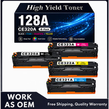  128A Toner 4PK Compatible for CE320A CE321ACM1415fn CM1415fnw High Yield picture