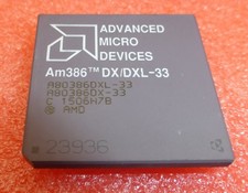 AMD Am386 DX/DXL-33 Processor 33MHz CPU A80386DX-33 Ceramic PGA i386/486/Pentium picture
