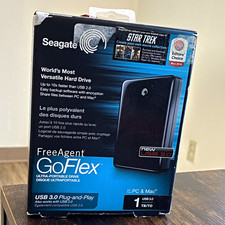 Seagate FreeAgent GoFlex 1TB Ultra-Portable HDD USB 3.0/2.0 PC/Mac picture