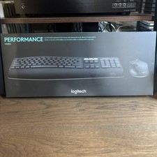 Logitech MK850 Ergonomic Wireless Keyboard & Mouse Combo Multi-Device Black picture