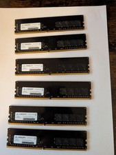 Lot of 6 Axiom 32GB DDR4 3200MHZ DIMM modules. Tested working condition. picture