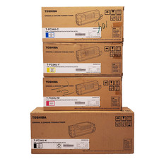 TOSHIBA OEM 4 Toner CYMK Set T-FC34U-C T-FC34U-Y T-FC34U-M T-FC34U-K | e-STUDIO picture
