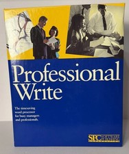 Vintage 1989 SPC Professional Write 2.1 Word Processing Software 3.5 5.25
